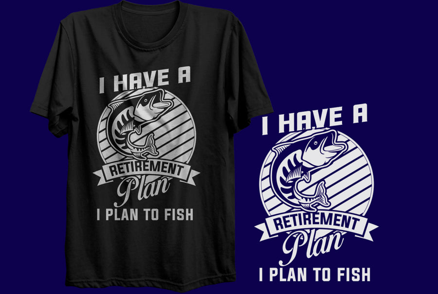 Retirement Plan - Black T-Shirt