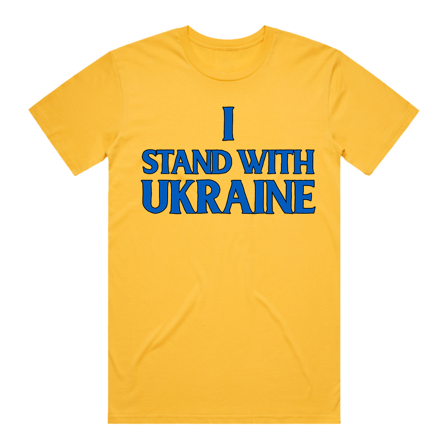 I Stand With Ukraine! - Yellow Tee