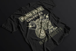 Born Free Choppers - Black Tee