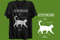Cat Petting Guide - Black T-Shirt