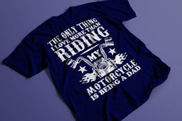 Being A Dad - Navy Tee