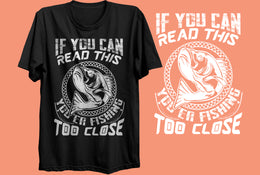 Too Close - Black T-Shirt