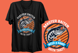 Master Baiter - Black T-Shirt