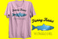 Fishing Addict - Pink T-Shirt