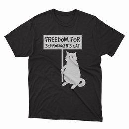 Shrodinger's Cat - Black T-Shirt