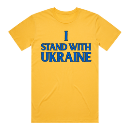 I Stand With Ukraine! - Yellow Tee